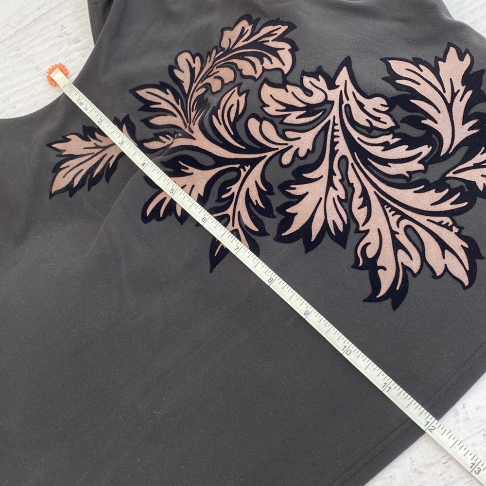 Athleta Flocked Velvet Cropped Top - Picture 4 of 9